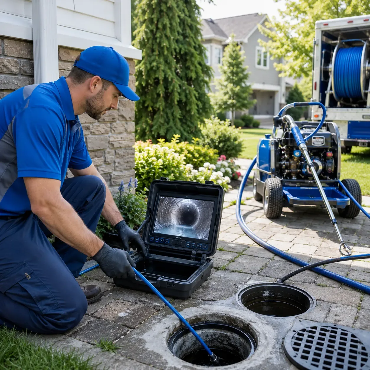 Outdoor drain cleaning professionals serving Baker, FL